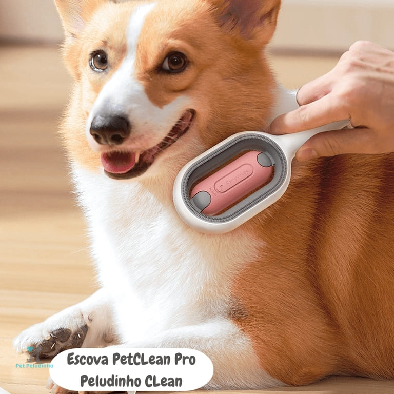 Escova PetClean Pro 4 em 1 Peludinho Clean® + Pacote de Toalhas