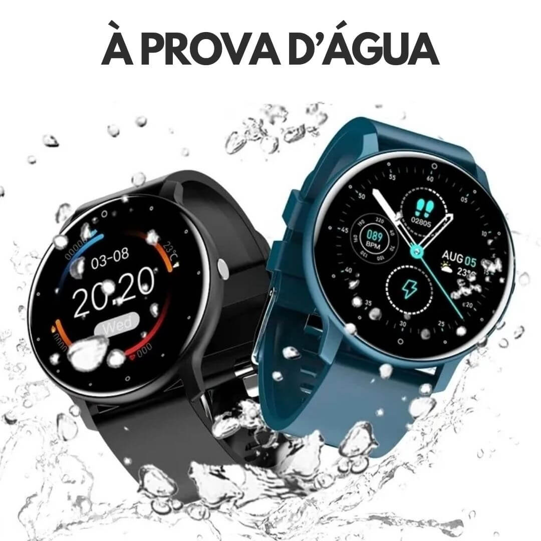 Relógio Smartwatch VitalityFit Android/IOS À Prova D Água + Fone Air Pro 4 Tws